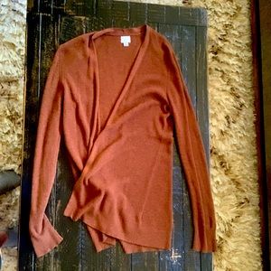 Burnt orange cardigan